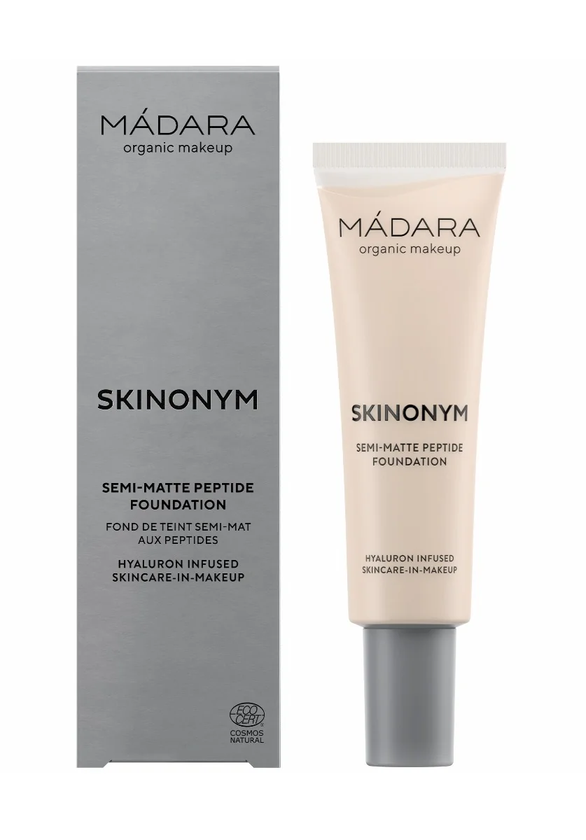 MÁDARA Skinonym Porcelain polomatný make-up s peptidy 30 ml