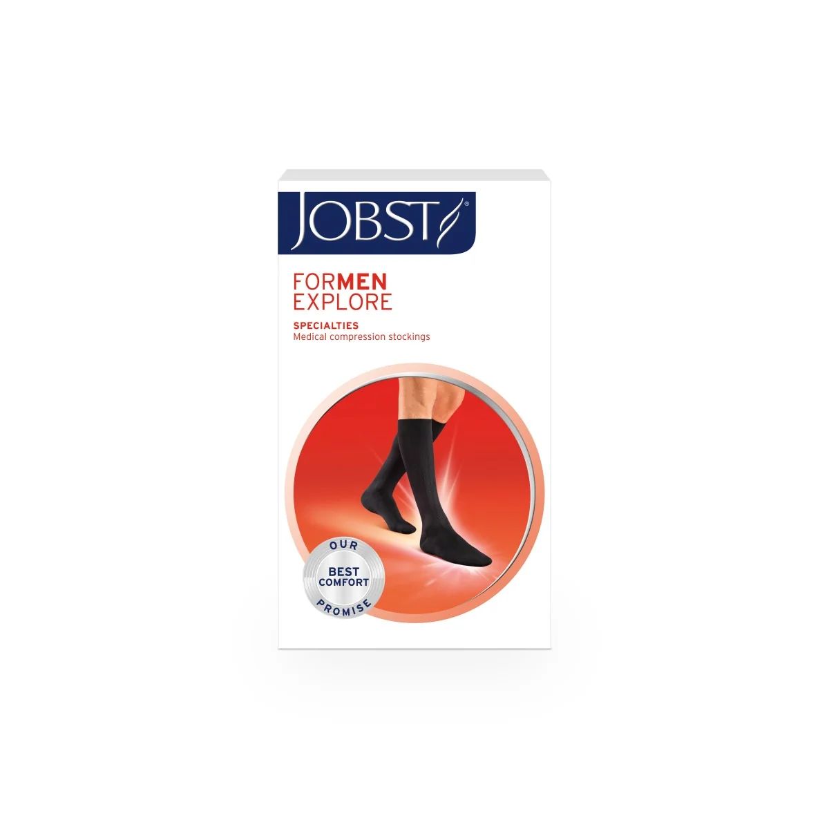 JOBST forMen Explore KT 1 Lýtkové punčochy se špicí vel. III 1 pár černé