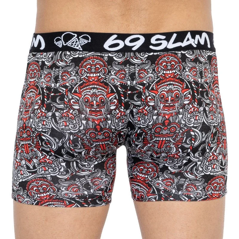 69SLAM Pánské boxerky fit bamboo totem mask (MPBTMS-BB) S 