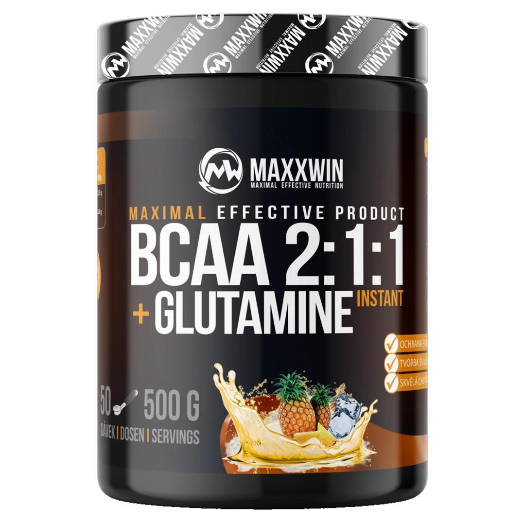 MAXXWIN BCAA + Glutamine 500g - malina