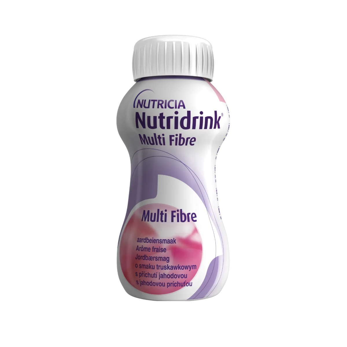 Nutridrink Multi Fibre s příchutí jahodovou 4x200 ml