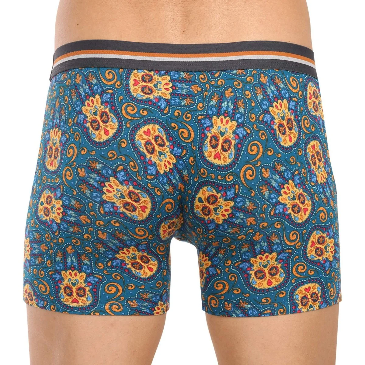 69SLAM Pánské boxerky fit bamboo hamsa hand gilbert (MPBHHD-BB) M 