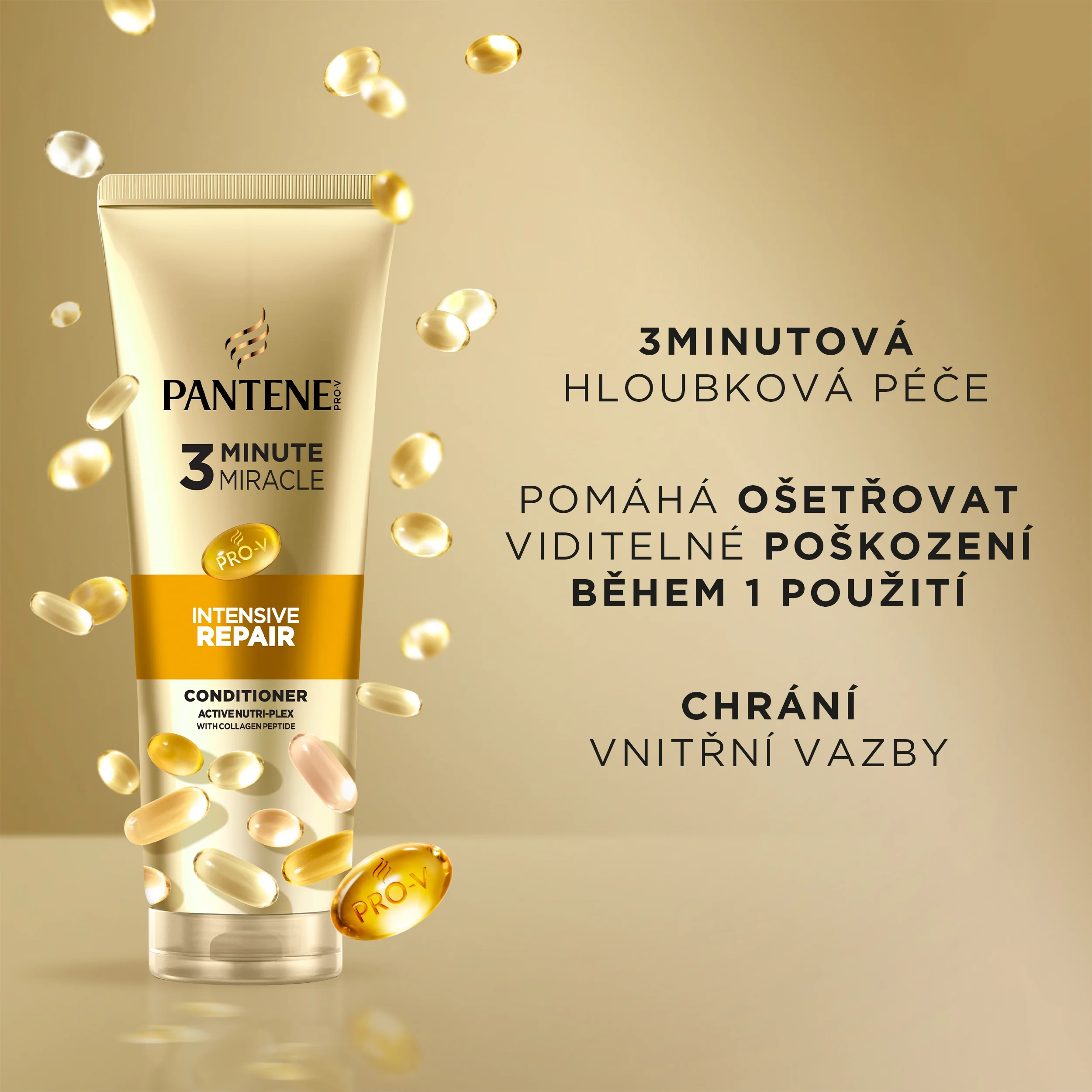 Pantene Pro-V 3 Minute Miracle Intensive Repair kondicionér 220 ml