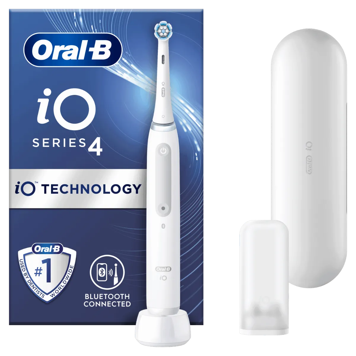 Oral-B White Quite zubní elektrický 4 iO kartáček Series