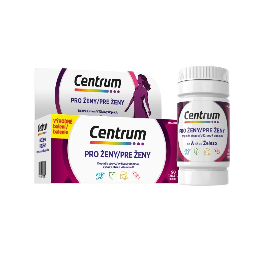 Centrum multivitamín pro ženy 90 tablet