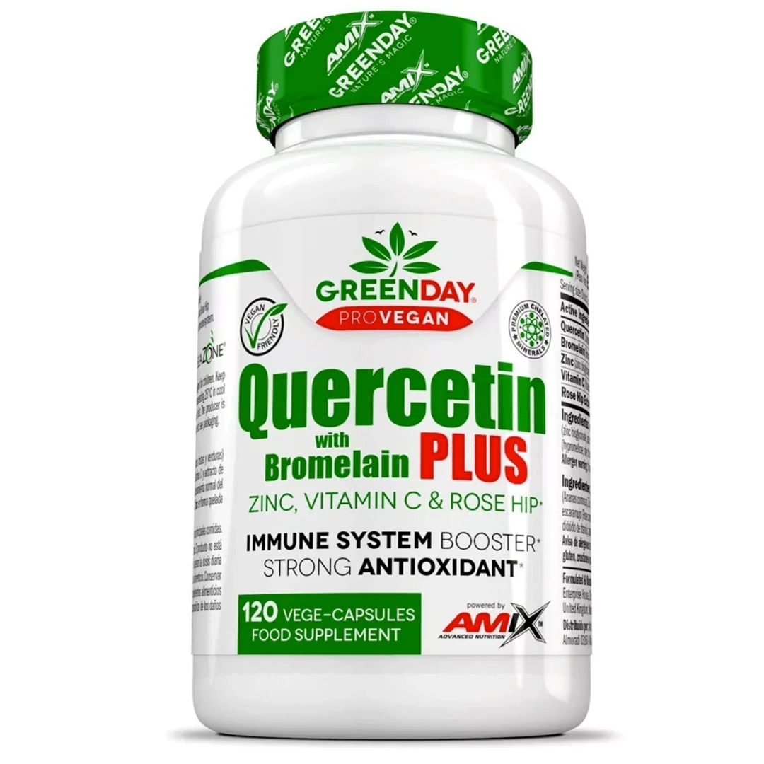 Amix Nutrition ProVEGAN Quercetin s Bromelainem Plus - 120 kapslí