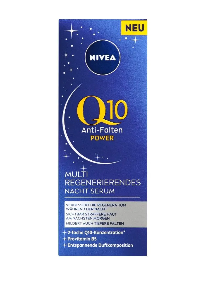 Nivea Q10 Power Noční sérum proti vráskám 30 ml