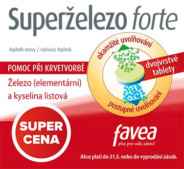 Favea Superželezo forte 159 Kč (květen 2024)
