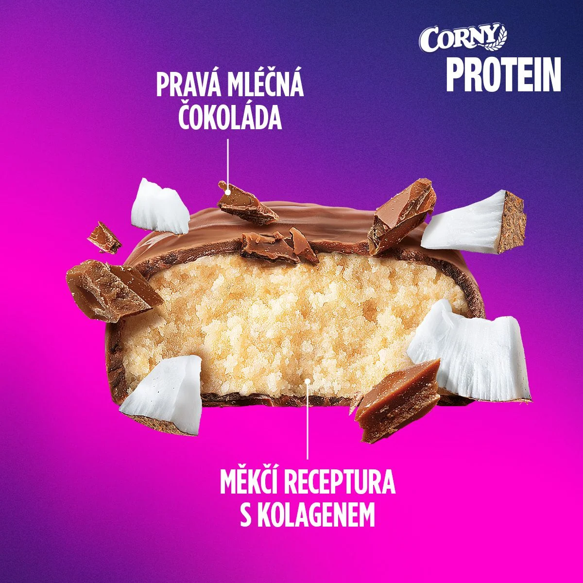 Corny Protein 30% kokos 50 g