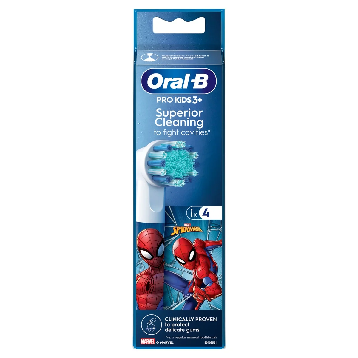 Oral-B EB 10-4 PRO Kids 3+ Spiderman náhradní hlavice 4 ks