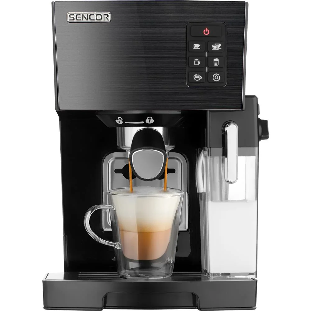 SENCOR SES 4050SS-EUE3 Espresso poloautomatický pákový kávovar černý