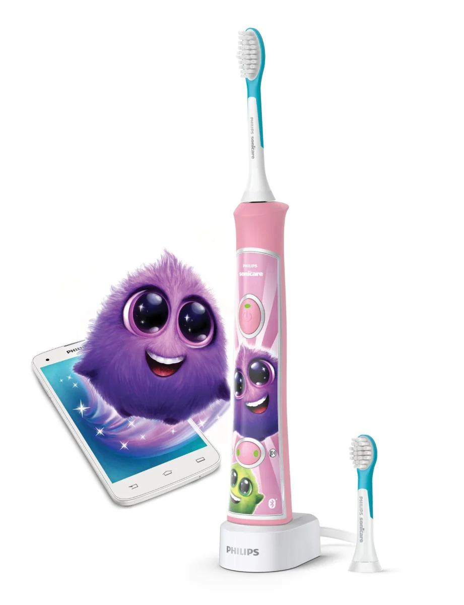 Philips Sonicare for Kids HX6352/42 dětský sonický zubní kartáček růžový