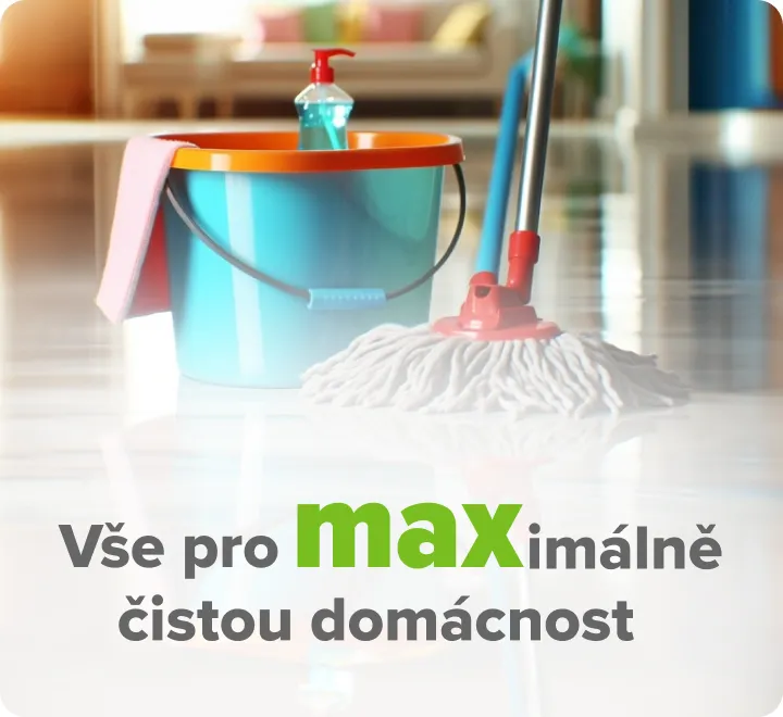 Vše pro maximálně čistou domácnost na e-shopu Dr. Max.
