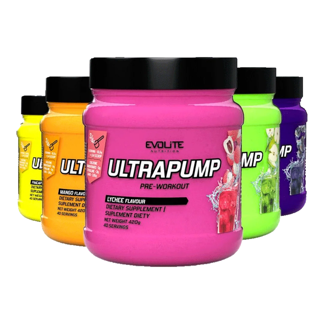 Evolite Nutrition Ultra Pump 420g - červený punč