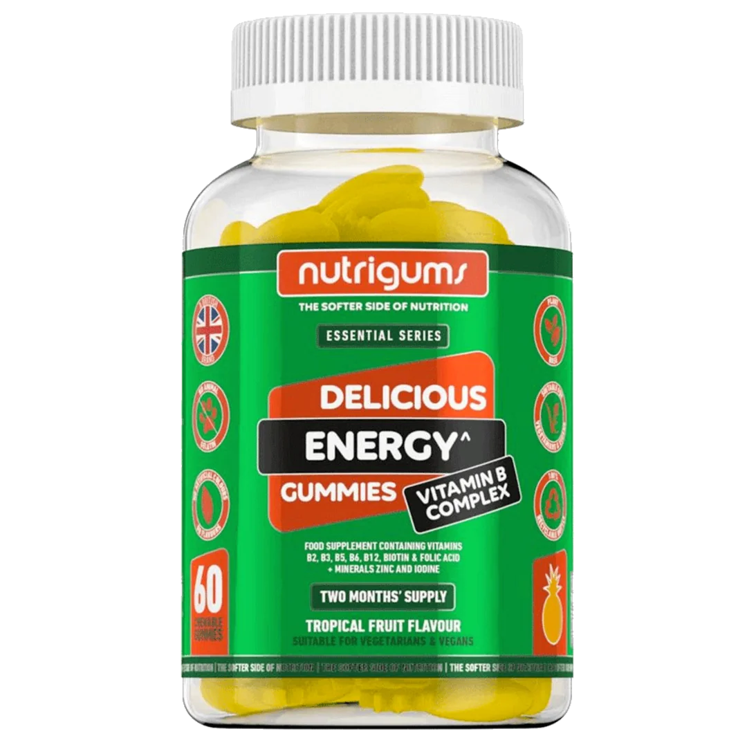 Nutrigums Energy Vitamin B Complex 60 želé - tropické ovoce