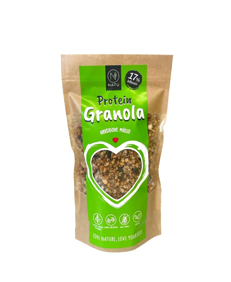 NATU Protein Granola s arašídovým krémem 300 g