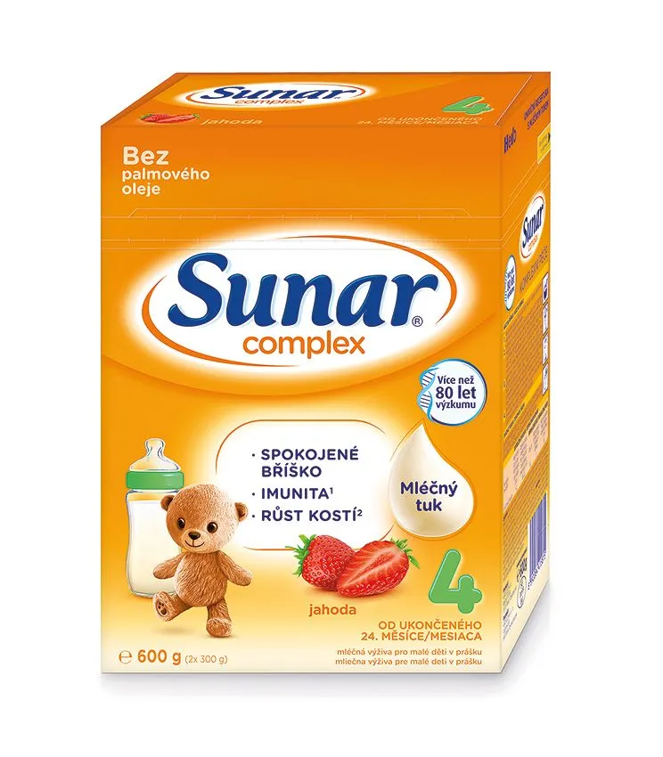 Sunar Complex 4 jahoda 600 g