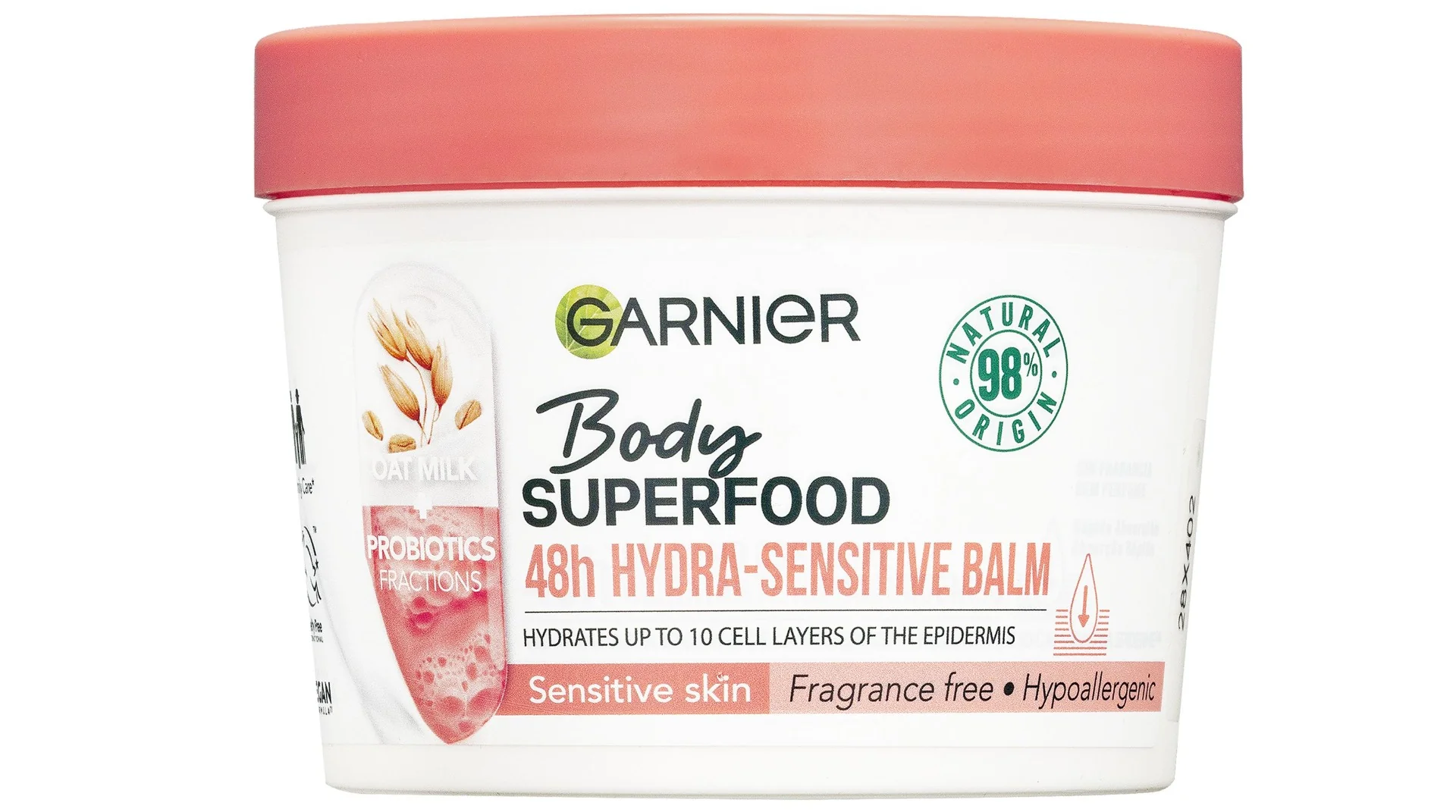 Garnier Body SuperFood Tělový balzám s ovesným mlékem 380 ml