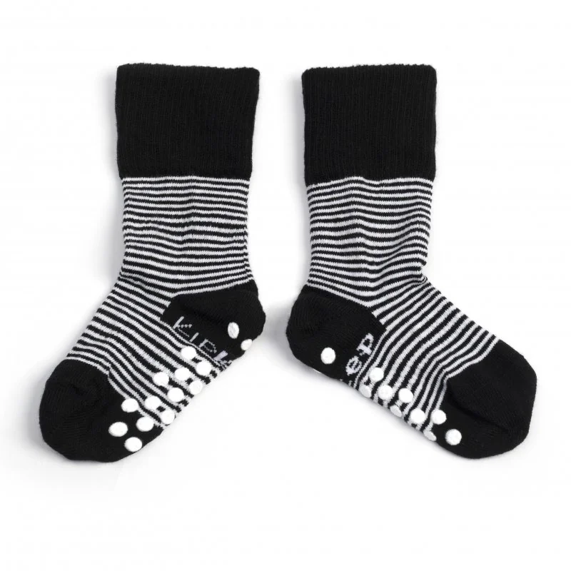 KipKep dětské ponožky Stay-on-Socks ANTISLIP 12-18m 1pár Black 