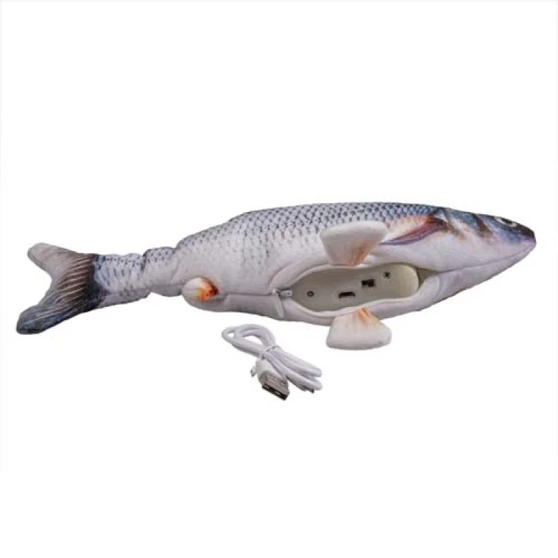 Duvo+ Catch `n play fish 28x13x5cm interaktivní hračka pro kočky 