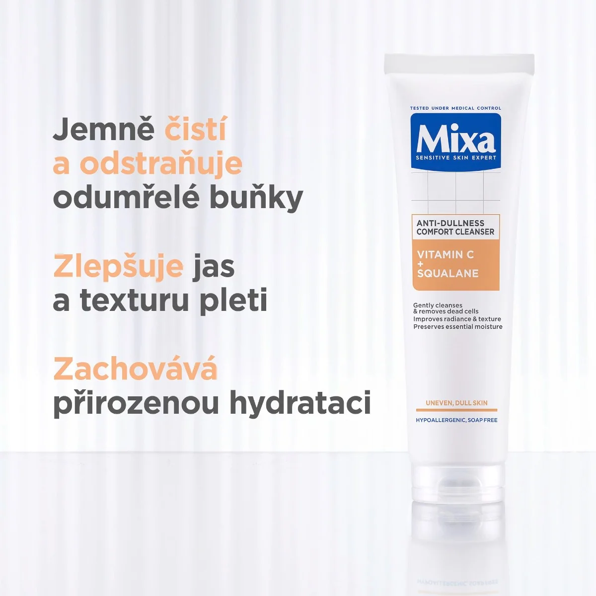 Mixa Vitamin C Čisticí gel na mdlou pleť 150 ml