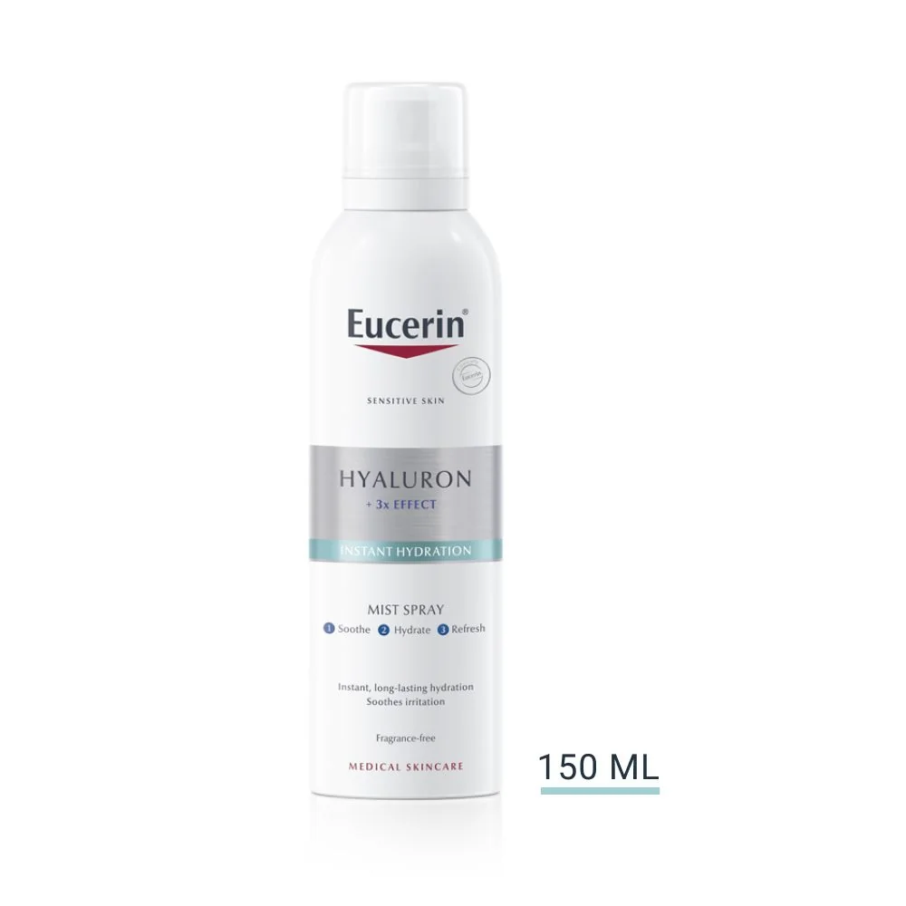 Eucerin Hyaluron-Filler + 3x Effect hyaluronová hydratační mlha 150 ml