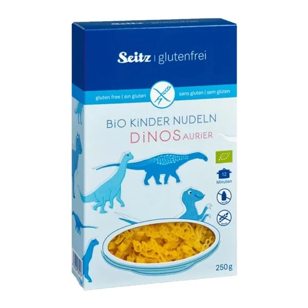 SEITZ Těstoviny dětské DINO bez lepku BIO 250 g