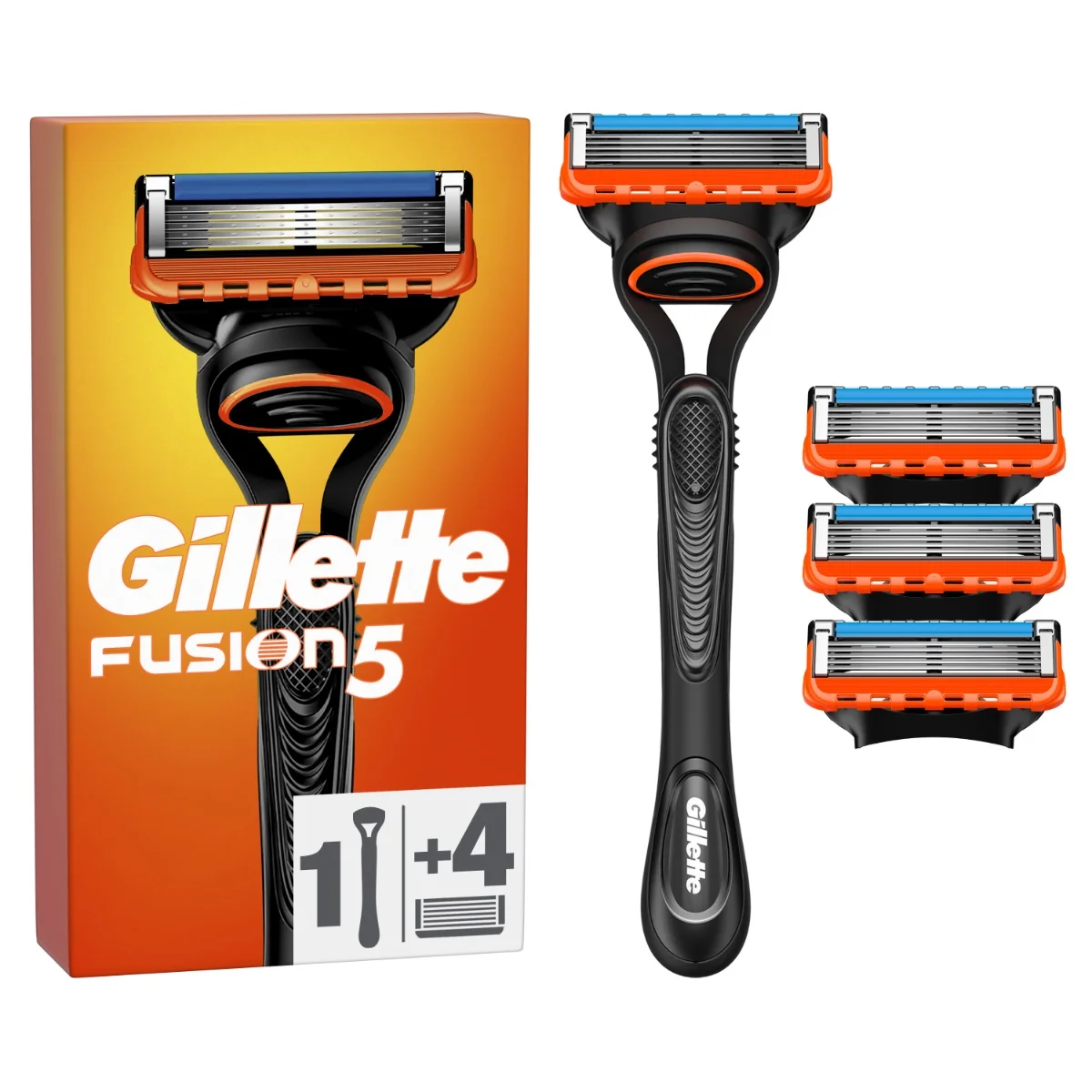 Gillette Fusion5 pánský holicí strojek + 4 hlavice