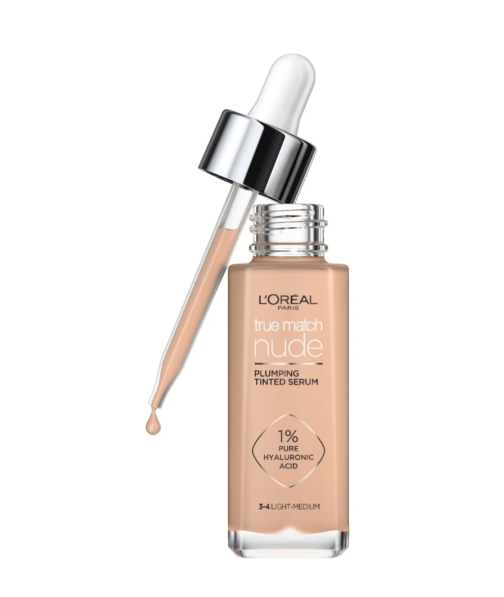 Loréal Paris True Match Nude odstín 3-4 Light Medium tónující sérum 30 ml