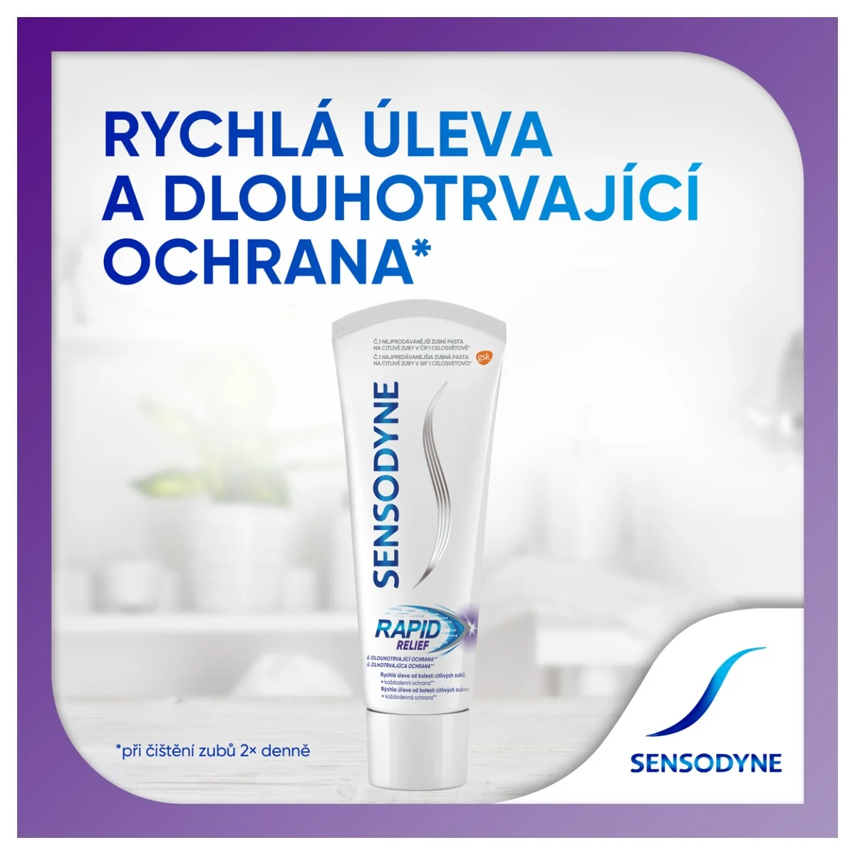 Sensodyne Rapid Relief zubní pasta 75 ml