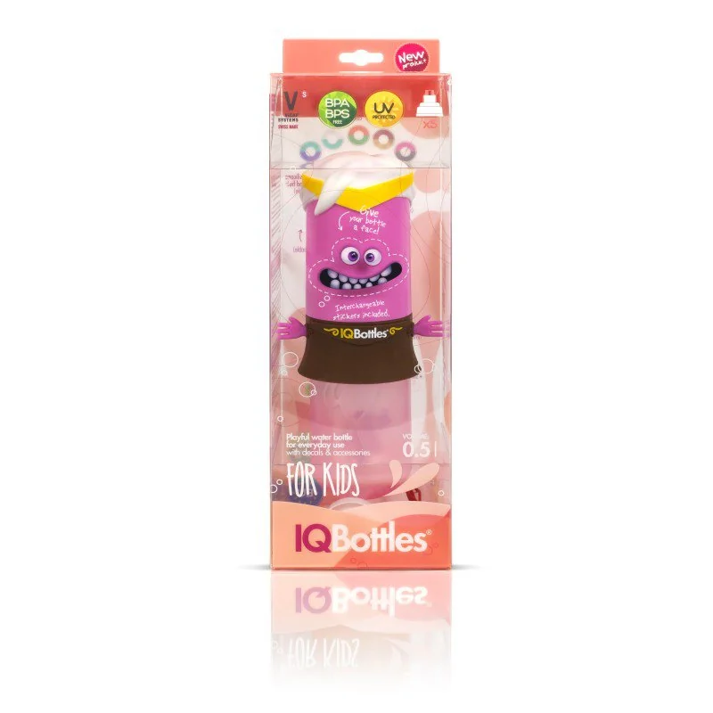 IQ Bottles láhev PRINCESS Pink 