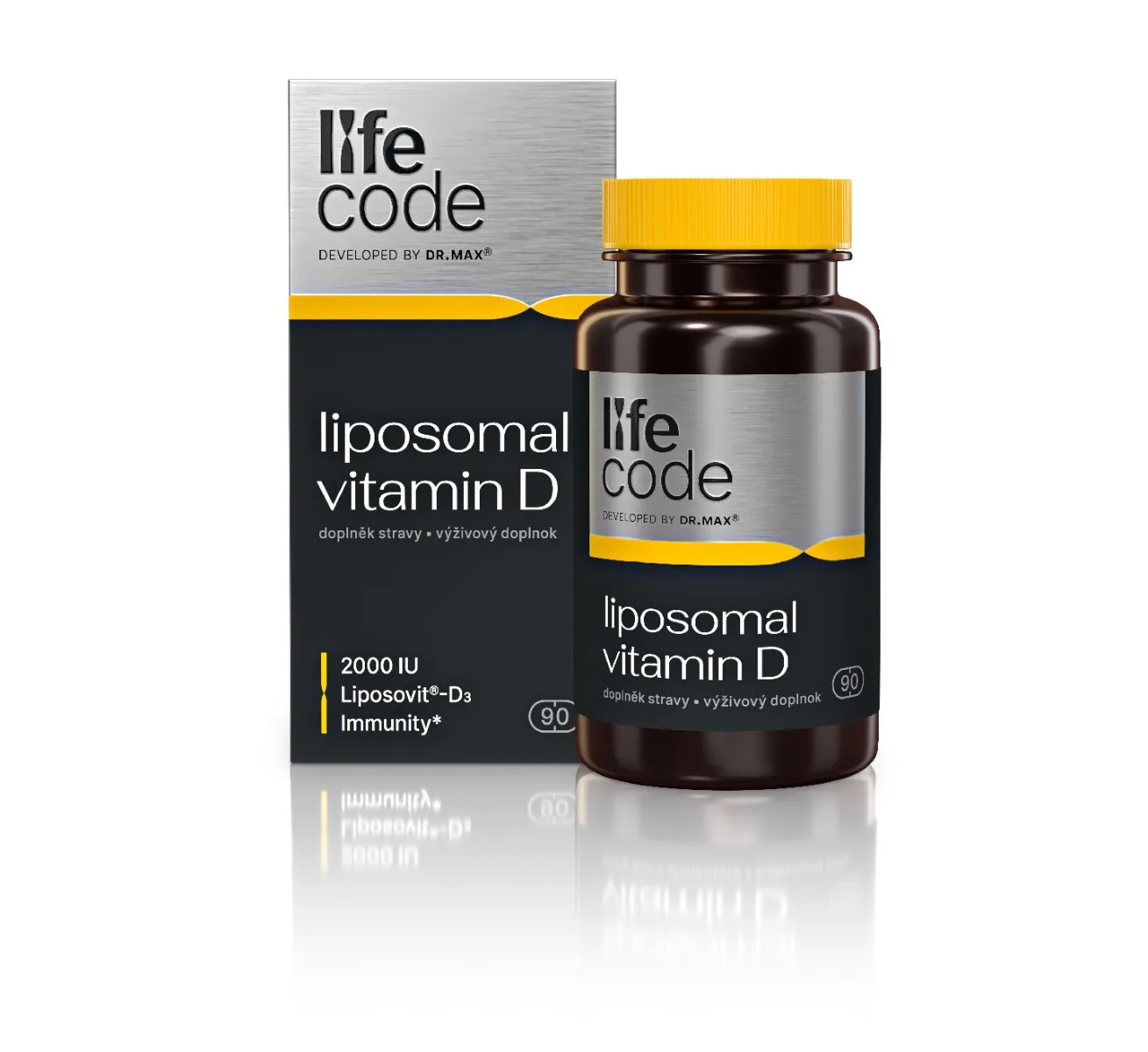 LifeCode developed by Dr. Max® Liposomal Vitamin D 90 kapslí