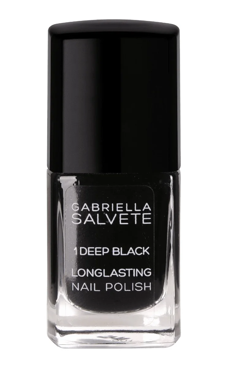 Gabriella Salvete Longlasting Enamel 1 Deep Black lak na nehty 11 ml