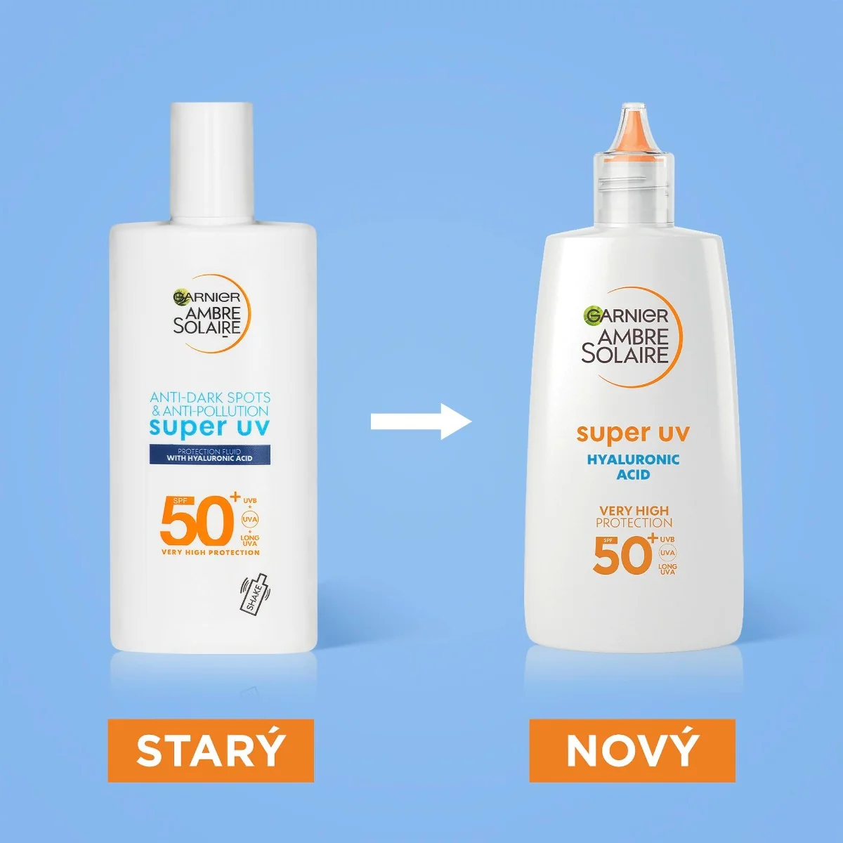 Garnier Ambre Solaire Super UV SPF50+ pleťové fluidum proti pigmentovým skvrnám 40 ml