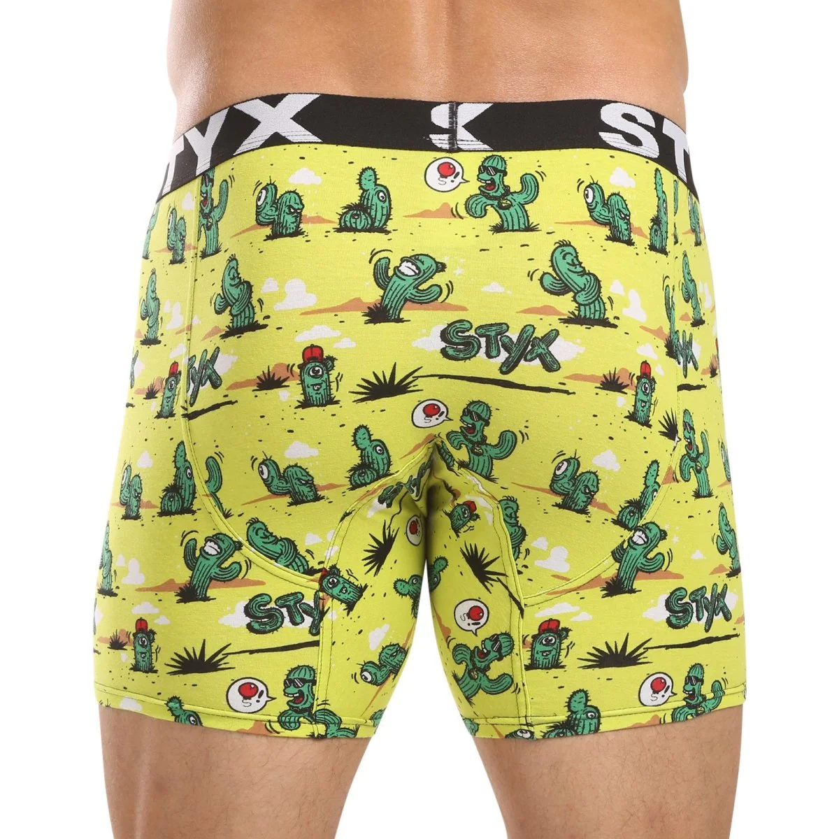 Styx 3PACK pánské boxerky long art sportovní guma vícebarevné (3UN13198) XXL 