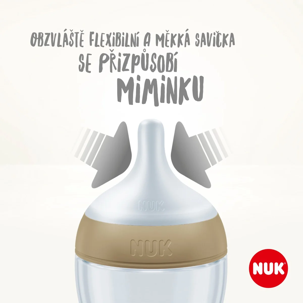 NUK Perfect Match Láhev Mickey mix barev 3m+ 260 ml 1 ks