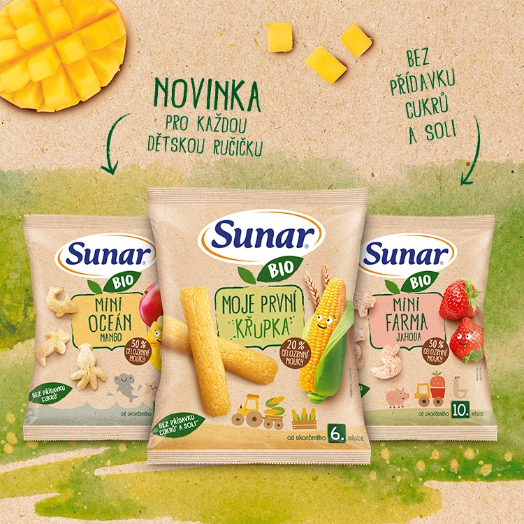 Sunar BIO Moje první křupka 25 g