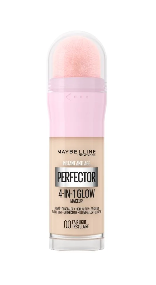 Maybelline Perfector 4-in-1 Glow 00 Fair rozjasňující make-up 20 ml