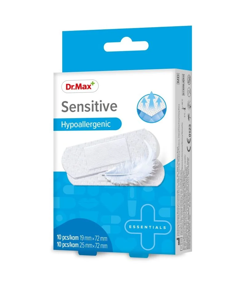 Dr. Max Sensitive Hypoallergenic 2 velikosti náplast 20 ks