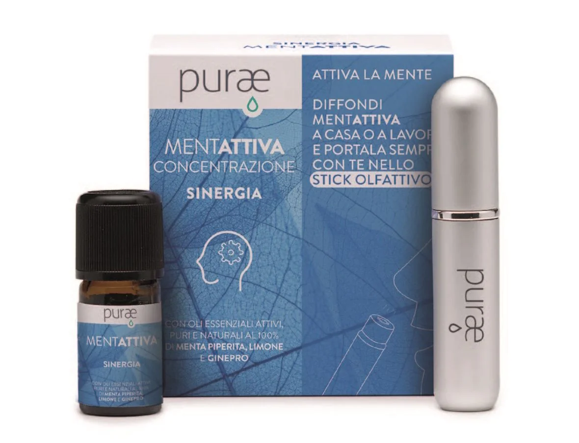 Purae Sinergia Mentattiva Směs esenciálních olejů + tyčinka 5 ml