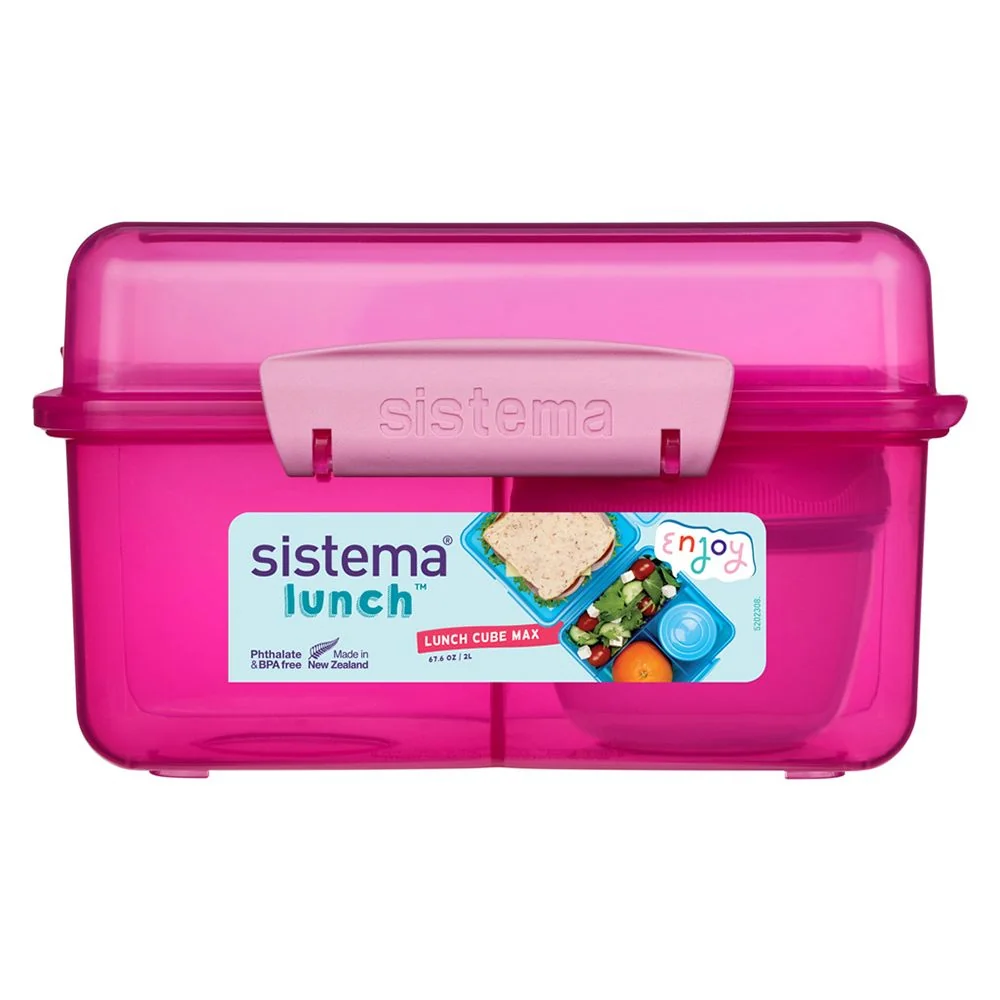 Sistema Lunch 3 komorová krabička s kelímkem 2 l mix