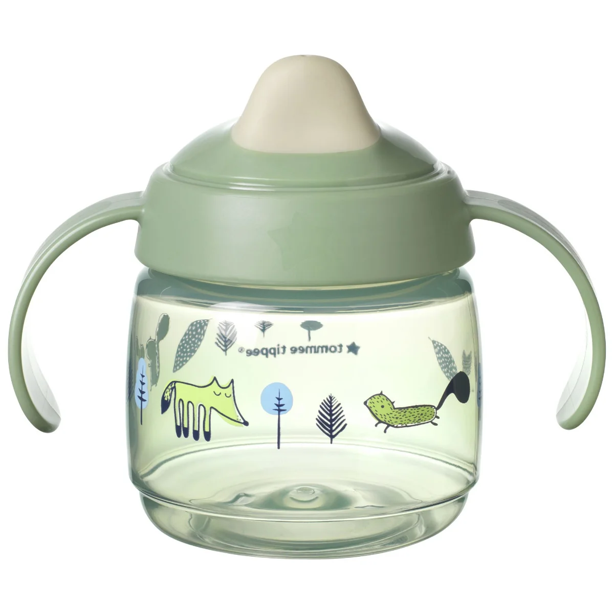 Tommee Tippee Netekoucí hrnek Superstar 4m+ 190 ml 1 ks zelený