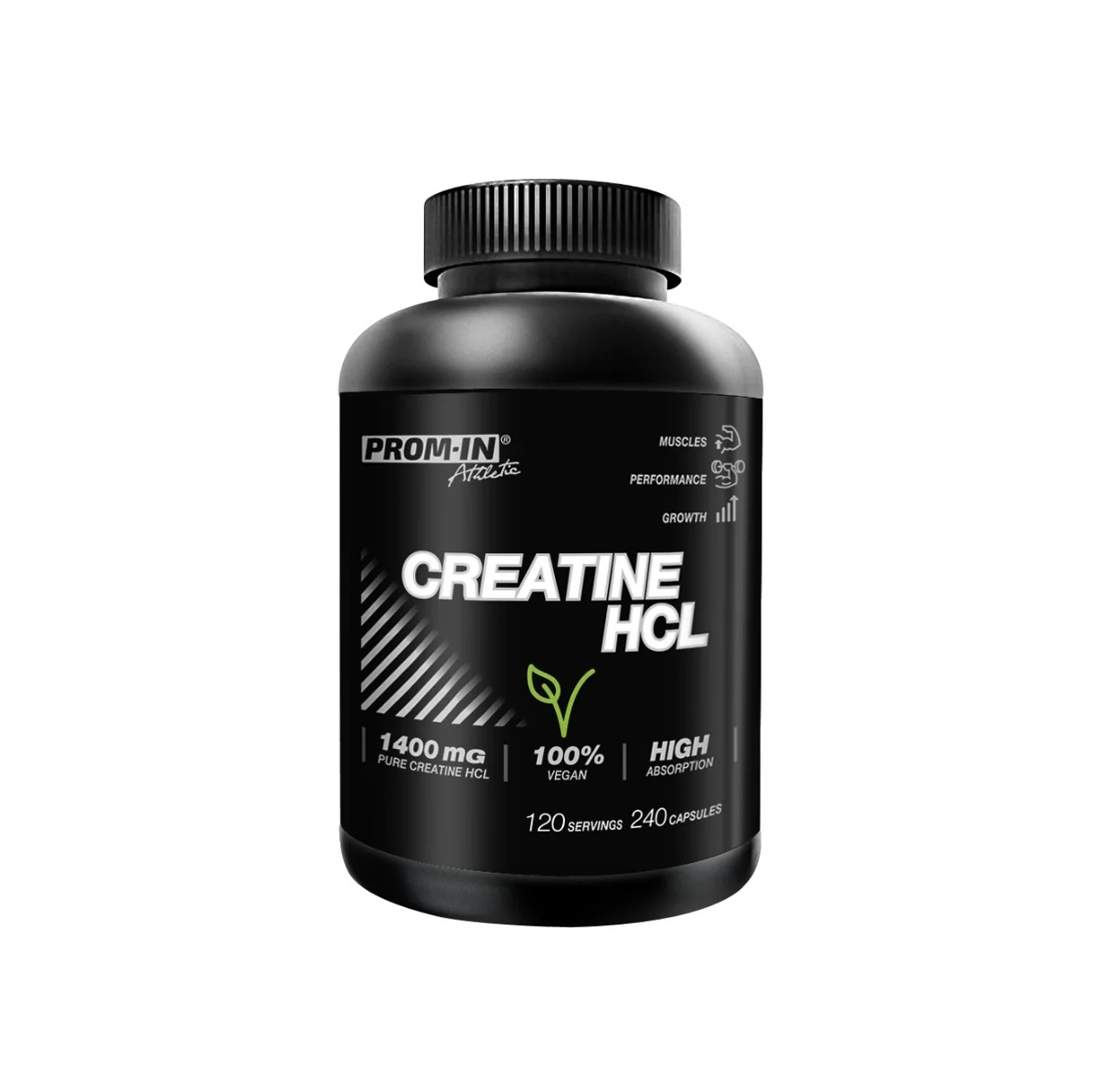 Prom-IN Creatine Athletic HCL Vegan 1400 mg 240 kapslí