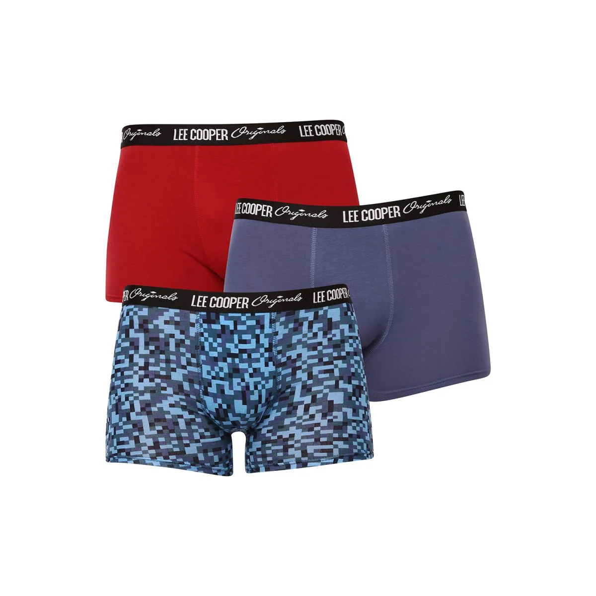 Lee Cooper 3PACK pánské boxerky vícebarevné (LCUBOX3P2-1946710) M 