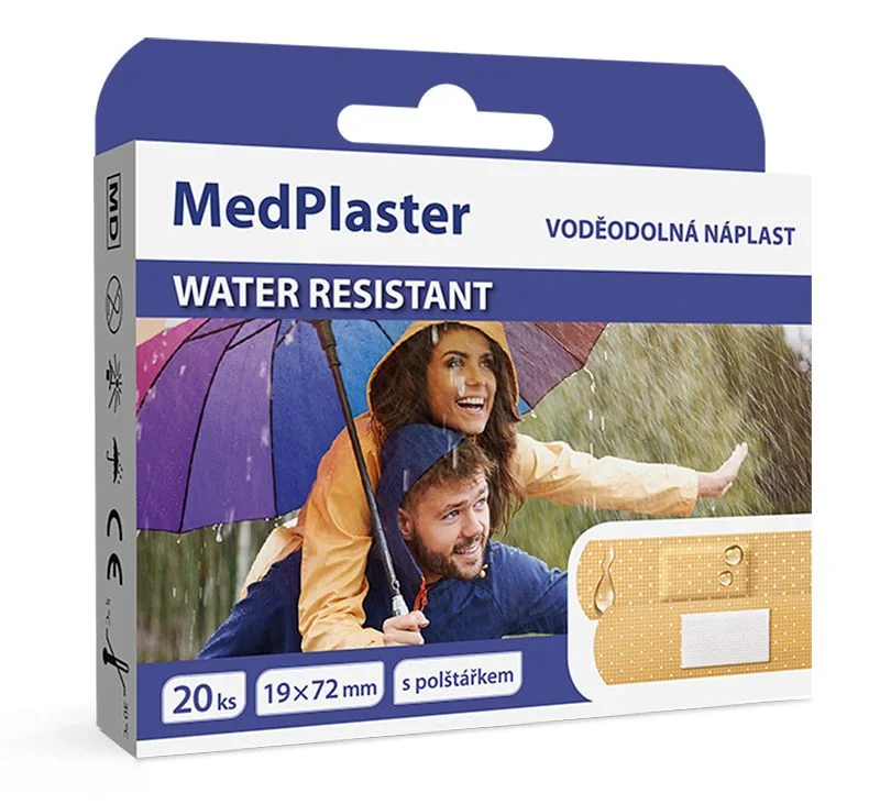 MedPlaster Náplast water resistant 19x72 mm 20 ks