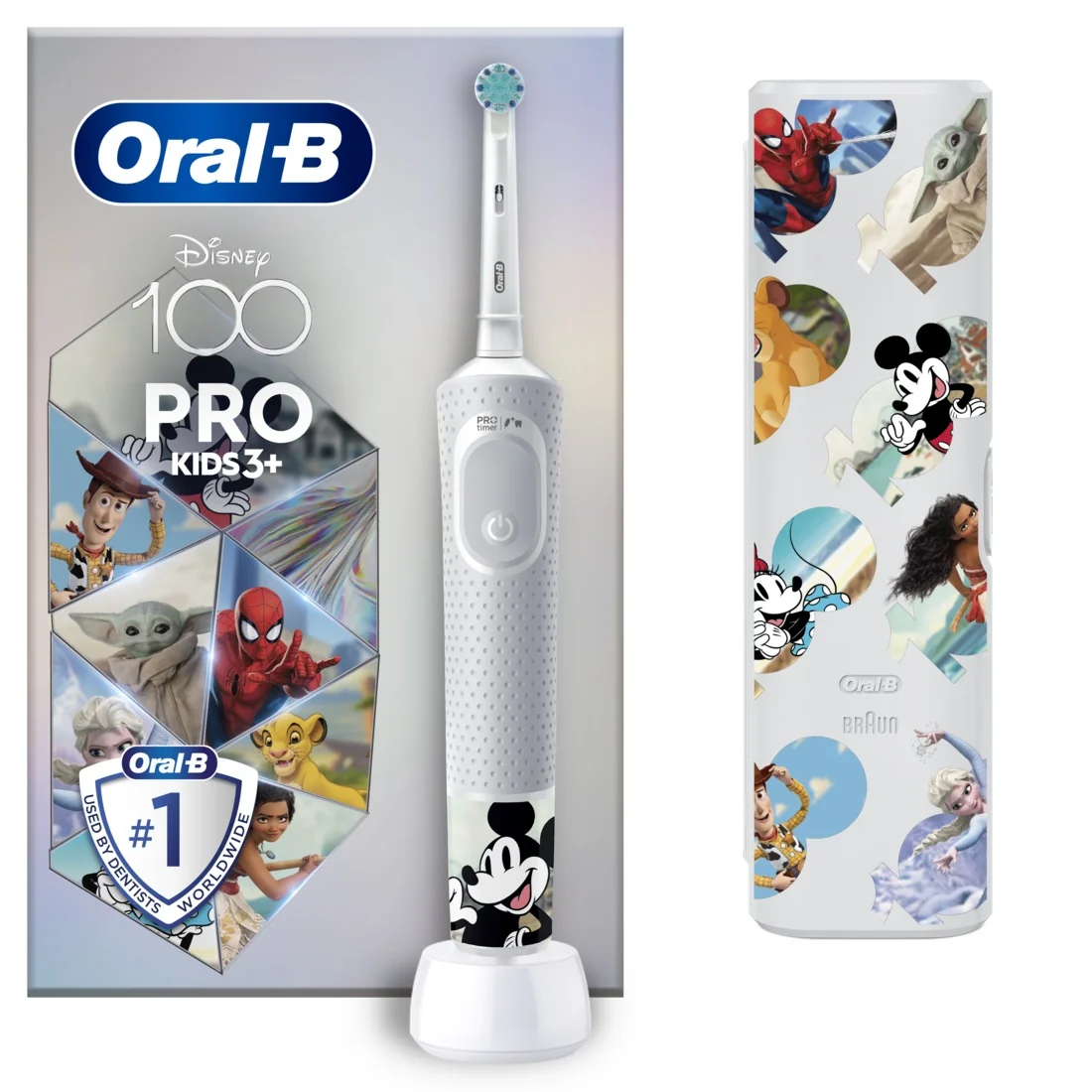 Oral-B PRO Kids3+ Disney elektrický zubní kartáček + pouzdro