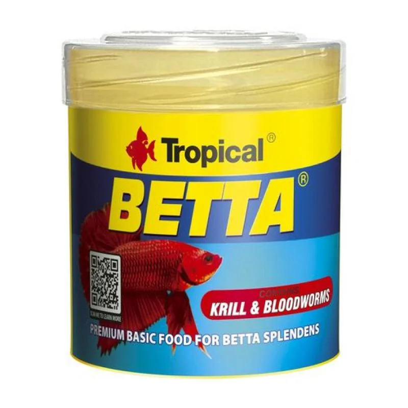 Tropical Betta 50ml/15g základní krmivo pro bojovnice 