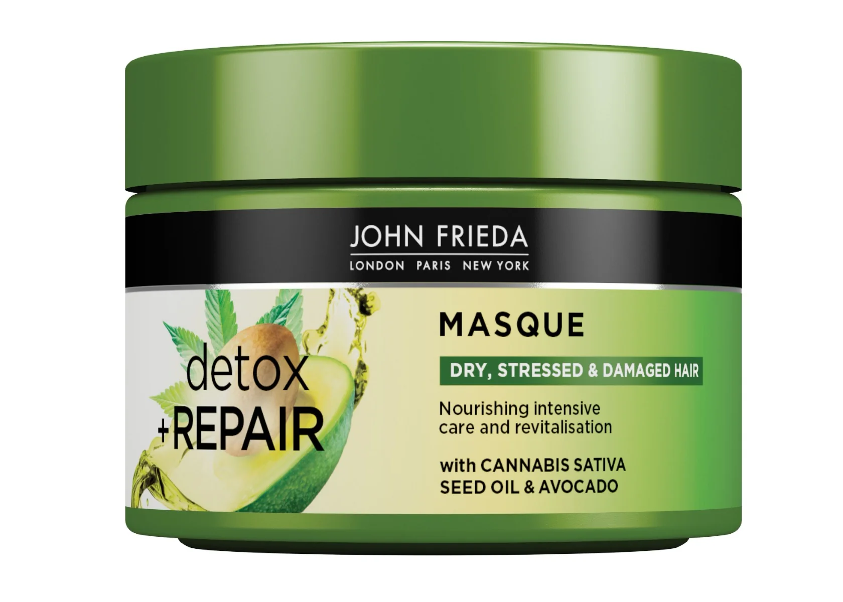 John Frieda Detox & Repair čisticí maska pro poškozené vlasy 250 ml