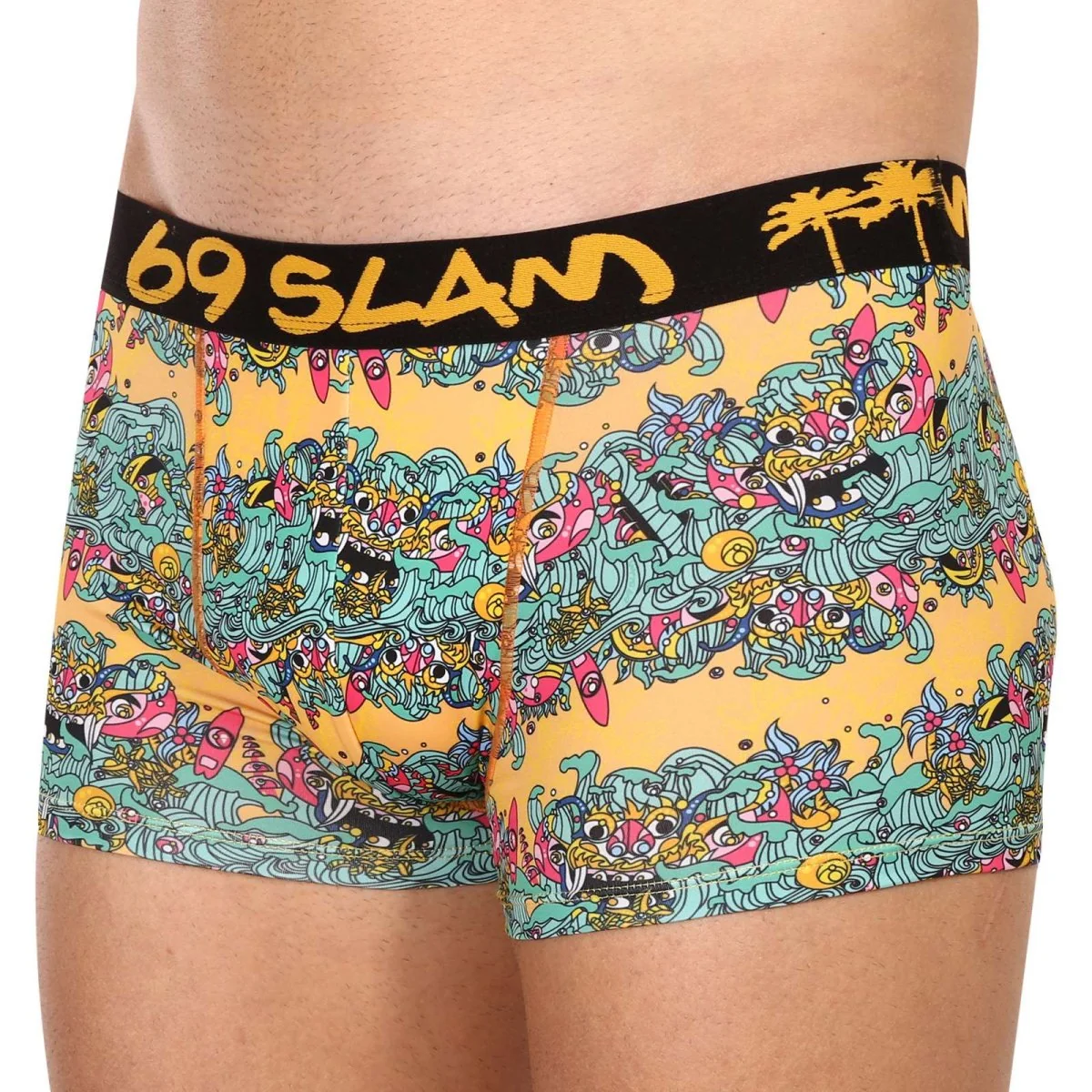 69SLAM Pánské boxerky hip island of paradise mason (MSYISP-PO) XL 