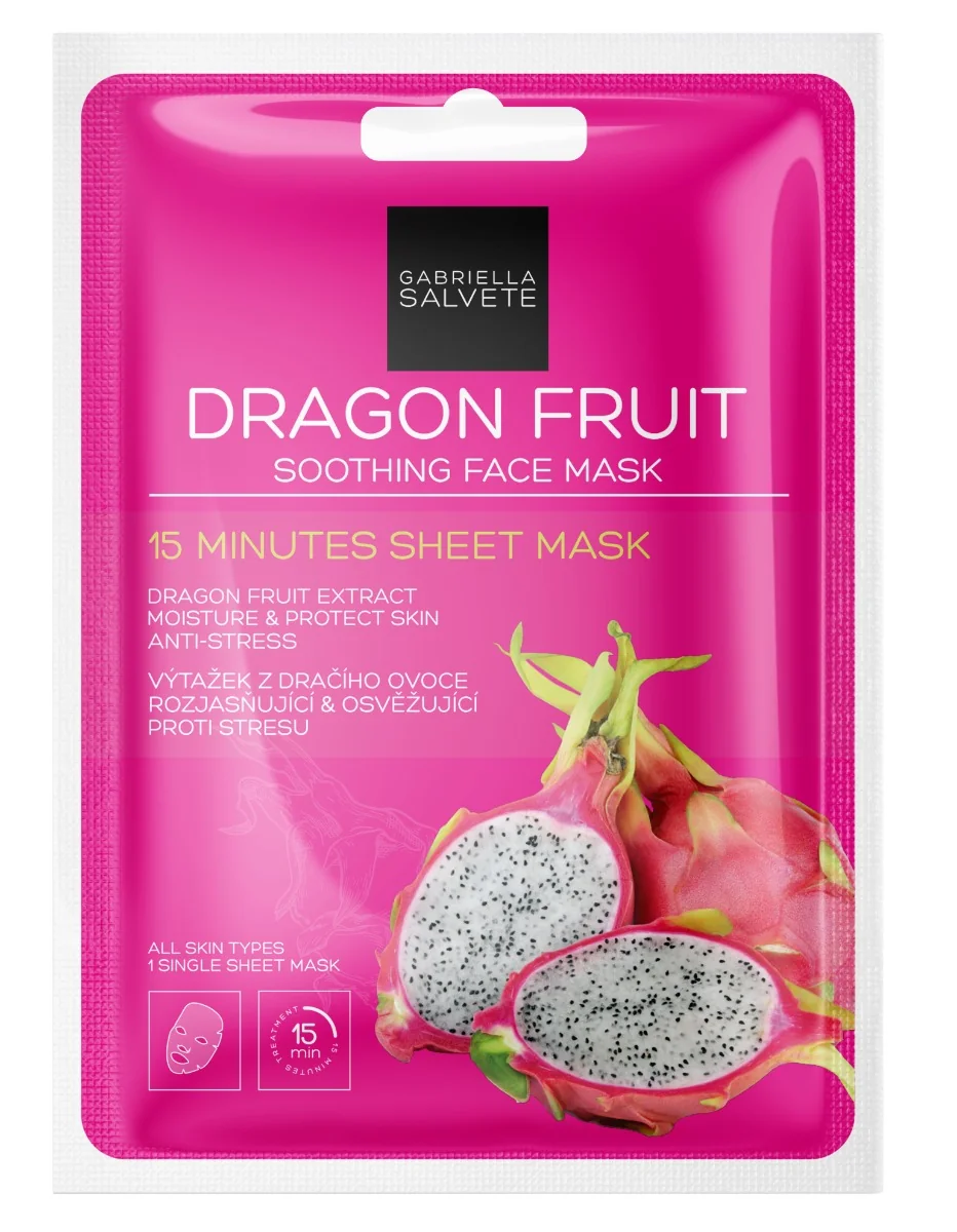 Gabriella Salvete Revitalizační pleťová maska Dragon fruit 1 ks